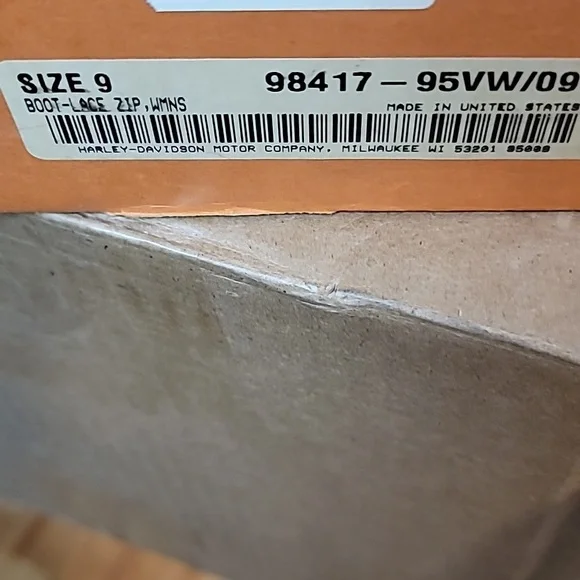 Harley davidson leather riding boots new Women's 9 - Picture 11 of 11